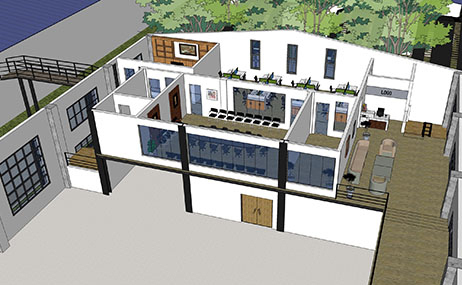 中科納新印刷技術(shù)有限公司廠(chǎng)房裝修